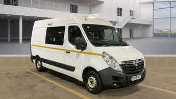 Vauxhall Movano 2.3 CDTi 3500 L2 H2 Mess Unit van, 39,900 miles, Euro 6 ULEZ, 6-