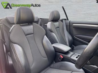 AUDI A3 CABRIOLET 1.4 TFSI CoD S line Convertible 2dr Petrol S Tronic Euro 6 (s/s)