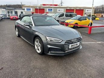 AUDI A5 CABRIOLET 2.0 TDI S line Convertible 2dr Diesel S Tronic Euro 6 (s/s) (190
