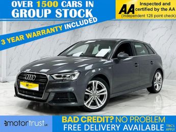 AUDI A3 1.5 TFSI CoD 35 S line Sportback 5dr Petrol Manual Euro 6 (s/s) 
