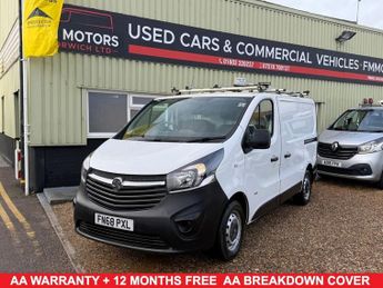 Vauxhall Vivaro 1.6 CDTi 2900 Panel Van 5dr Diesel Manual L1 H1 Euro 6 (s/s) (95