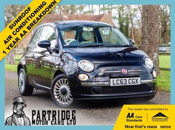 Fiat 500 0.9 TwinAir Lounge Hatchback 3dr Petrol Manual Euro 6 (s/s) (85 