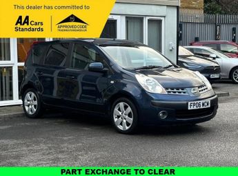 Nissan Note 1.6 16v SVE Hatchback 5dr Petrol Automatic (166 g/km, 109 bhp)