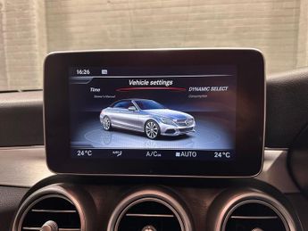 MERCEDES-BENZ C-CLASS 2.0 C300 AMG Line (Premium Plus) Cabriolet 2dr Petrol G-Tronic+ 