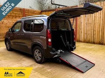 Peugeot Rifter 3 Seat Wheelchair Accessible Disabled Access Vehicle WAV