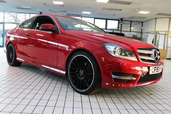 MERCEDES-BENZ C-CLASS 1.6 C180 AMG Sport Edition Coupe 2dr Petrol G-Tronic+ Euro 6 (s/