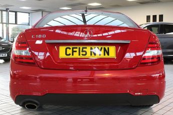 MERCEDES-BENZ C-CLASS 1.6 C180 AMG Sport Edition Coupe 2dr Petrol G-Tronic+ Euro 6 (s/