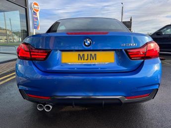 BMW 4 SERIES 2.0 430i GPF M Sport Convertible 2dr Petrol Auto Euro 6 (s/s) (2
