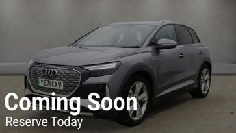 AUDI Q4 E-TRON 40 S line SUV 5dr Electric Auto 82kWh (204 ps)