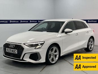 Audi A3 1.0 TFSI 30 S line Sportback 5dr Petrol Manual Euro 6 (s/s) (110