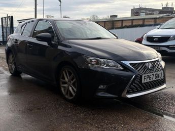 Lexus CT 1.8 200h Luxury Hatchback 5 door Petrol Hybrid CVT Euro 6 in Bla