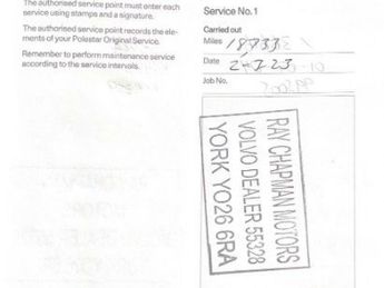 POLESTAR POLESTAR 2 Single Motor 64kWh Standard Range Fastback 5dr Electric Auto FWD