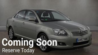 Toyota Avensis 2.0 VVT-i T Spirit Saloon 4dr Petrol Automatic (221 g/km, 147 bh