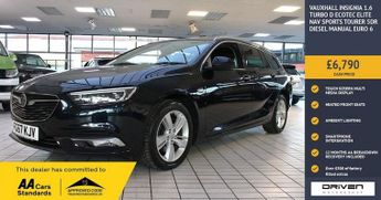 Vauxhall Insignia 1.6 Turbo D ecoTEC Elite Nav Sports Tourer 5dr Diesel Manual Eur