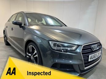 Audi A3 1.6 TDI 30 S line Sportback 5dr Diesel S Tronic Euro 6 (s/s) (11