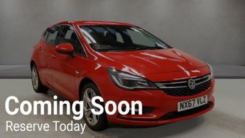 Vauxhall Astra 1.0i Turbo ecoTEC SRi Hatchback 5dr Petrol Manual Euro 6 (s/s) (