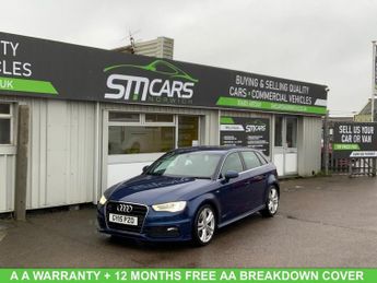 Audi A3 2.0 TDI S line Sportback 5dr Diesel S Tronic Euro 6 (s/s) (150 p