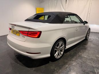 AUDI A3 CABRIOLET 1.4 TFSI CoD S line Convertible 2dr Petrol S Tronic Euro 6 (s/s)