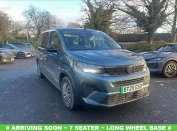 PEUGEOT e-Rifter 52kWh Allure Long MPV 5dr Electric Auto (7.4kW Charger) (136 ps)