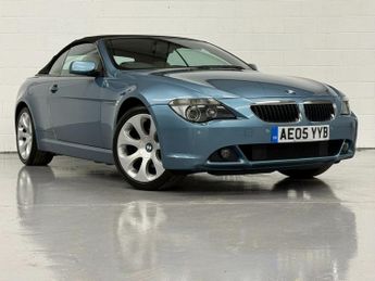 BMW 630 3.0 630i Convertible 2dr Petrol Auto Euro 4 (258 ps)