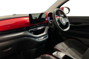 FIAT 500E 42kWh RED Hatchback 3dr Electric Auto (118 ps) Touchscreen With 