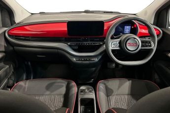 FIAT 500E 42kWh RED Hatchback 3dr Electric Auto (118 ps) Touchscreen With 