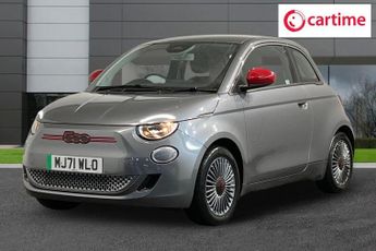 FIAT 500E 42kWh RED Hatchback 3dr Electric Auto (118 ps) Touchscreen With 