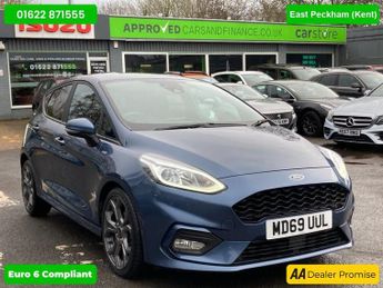 Ford Fiesta Blue 1.0 EcoBoost ST-Line Euro 6 hatchback, 60,500 miles, ULEZ c