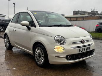 Fiat 500 1.2 Lounge Hatchback 3 Door Petrol Manual White Euro 6