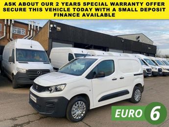 Peugeot Partner 1.5 BLUE HDI PROFESSIONAL L1 SWB 100BHP. LOW 52K MLS. AIRCON. SE