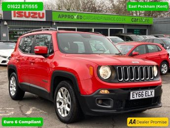 Jeep Renegade Red 1.4T MultiAir Euro 6 SUV, 67,000 miles ULEZ compliant, Autom