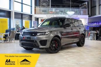 Land Rover Range Rover Sport 5.0 V8 SVR SUV 5dr Petrol Auto 4WD Euro 6 (s/s) (550 ps)
