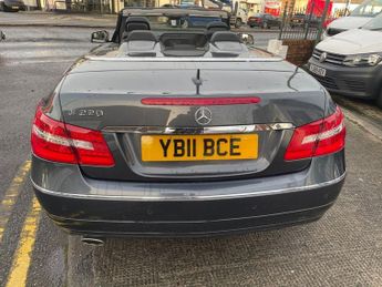 MERCEDES-BENZ E-CLASS  E220 CDI BLUEEFFICIENCY SE CONVERTIBLE 2DR DIESEL AUTOMATIC 170