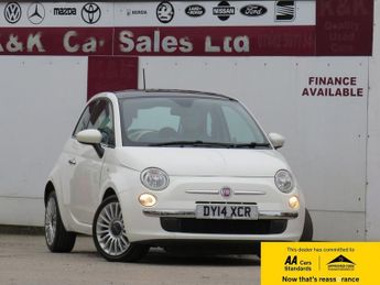 Fiat 500 1.2 Lounge Hatchback 3dr Petrol Dualogic Euro 6 (s/s) (69 bhp)