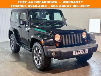 Jeep Wrangler 2.8 CRD Sahara SUV 2dr Diesel Auto 4WD Euro 5 (197 bhp)