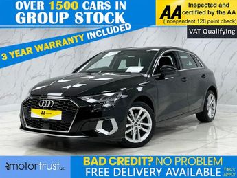 AUDI A3 1.0 TFSI 30 Sport Sportback 5dr Petrol Manual Euro 6 (s/s) (110 