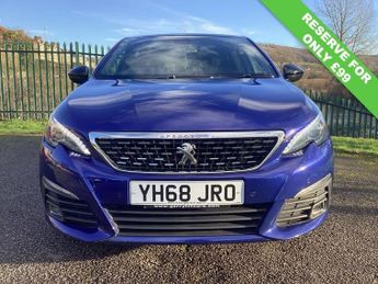 PEUGEOT 308 1.2 PureTech GT Line Hatchback 5dr Petrol Manual Euro 6 (s/s) (1