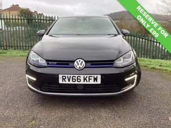 VOLKSWAGEN GOLF 1.4 TSI GTE Nav Hatchback 5dr Petrol Plug-in Hybrid DSG Euro 6 (