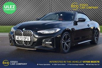 BMW 420 2.0 420i M Sport Convertible 2dr Petrol Auto Euro 6 (s/s) (184 p