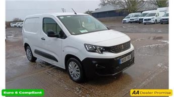 Peugeot Partner White 1.6 BlueHDi Euro 6 panel, 40,100 miles, ULEZ compliant, 5-