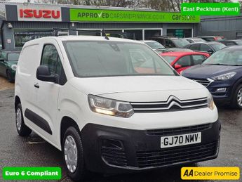 Citroen Berlingo White 1.5 BlueHDi Euro 6 panel van, 83,121 miles, ULEZ compliant