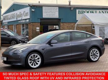 TESLA Model 3 (Dual Motor) Long Range Saloon Midnight Silver Electric Auto 4WD