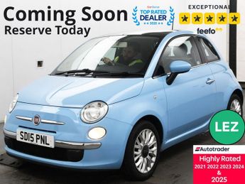 Fiat 500 1.2 Lounge Hatchback 3dr Petrol Manual Euro 6 (s/s) (69 bhp)
