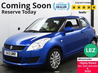 Suzuki Swift 1.2 SZ3 Hatchback 3dr Petrol Manual Euro 5 (94 ps)