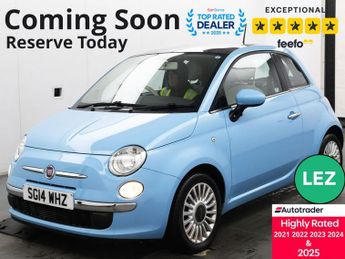 Fiat 500 1.2 Lounge Hatchback 3dr Petrol Manual Euro 6 (s/s) (69 bhp)