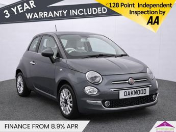 Fiat 500 1.2 Lounge Hatchback 3dr Petrol Manual Euro 6 (s/s) (69 bhp)