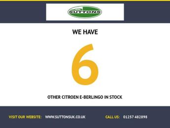 CITROEN E-BERLINGO 52kWh PLUS XL MPV 5dr Electric Auto (7.4kW Charger) (136 ps)