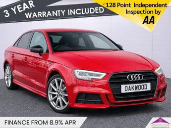 Audi A3 1.0 TFSI 30 S line Saloon 4dr Petrol Manual Euro 6 (s/s) (116 ps