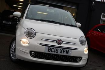 Fiat 500 1.2 Lounge Convertible 2dr Petrol Dualogic Euro 6 (s/s) (69 bhp)