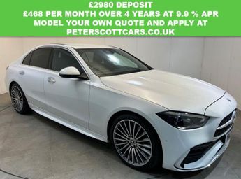 MERCEDES-BENZ C-CLASS 2.0 C220dh MHEV AMG Line (Premium) Saloon 4dr Diesel Hybrid G-Tr